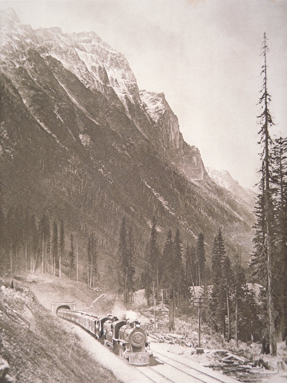 Canadian Pacific Railway Train, ca. 1925 (s/h-billede) af School Canadian