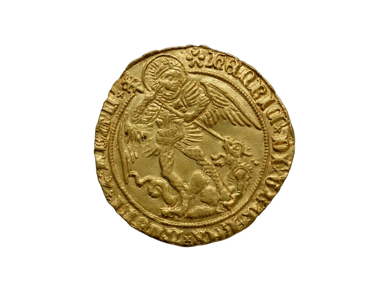 Tudor mønt fra Asthall Hoard af School English