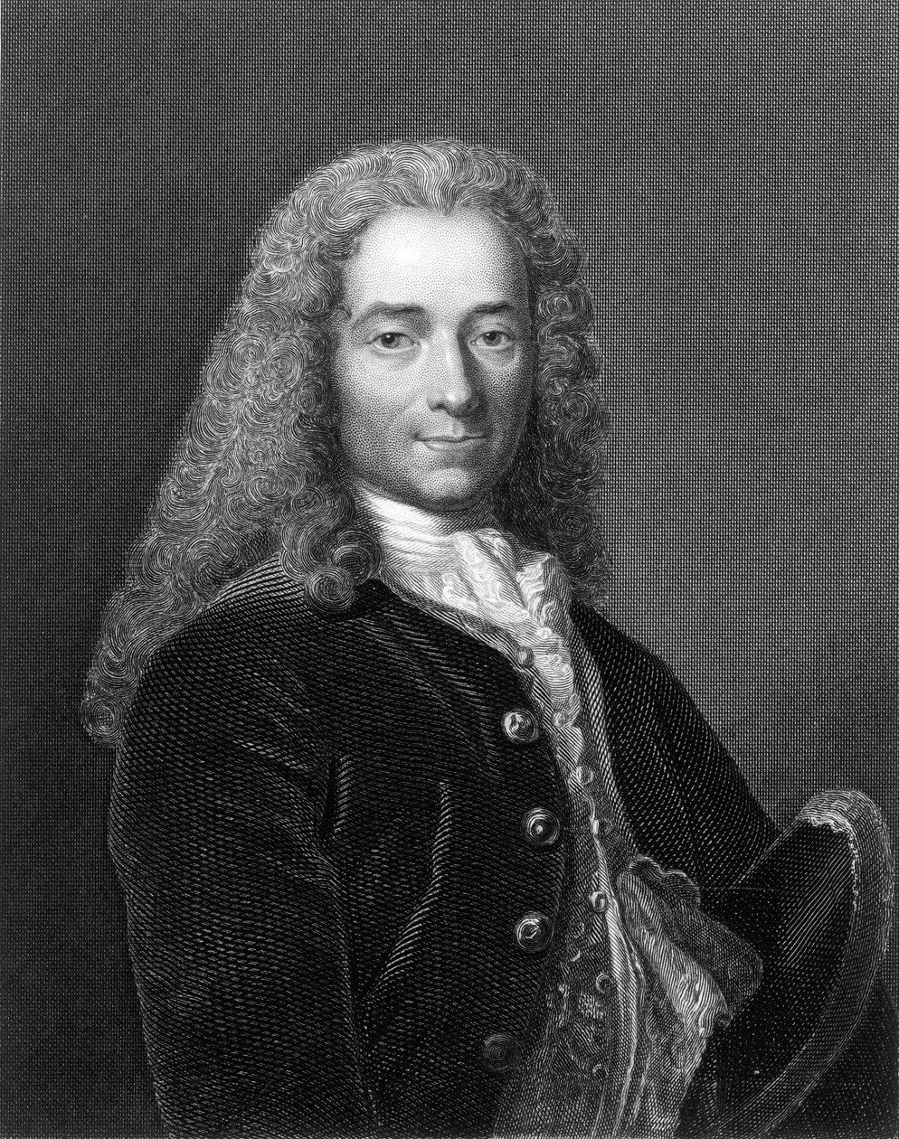 Francois Marie Arouet alias Voltaire (kobberstik) af School French