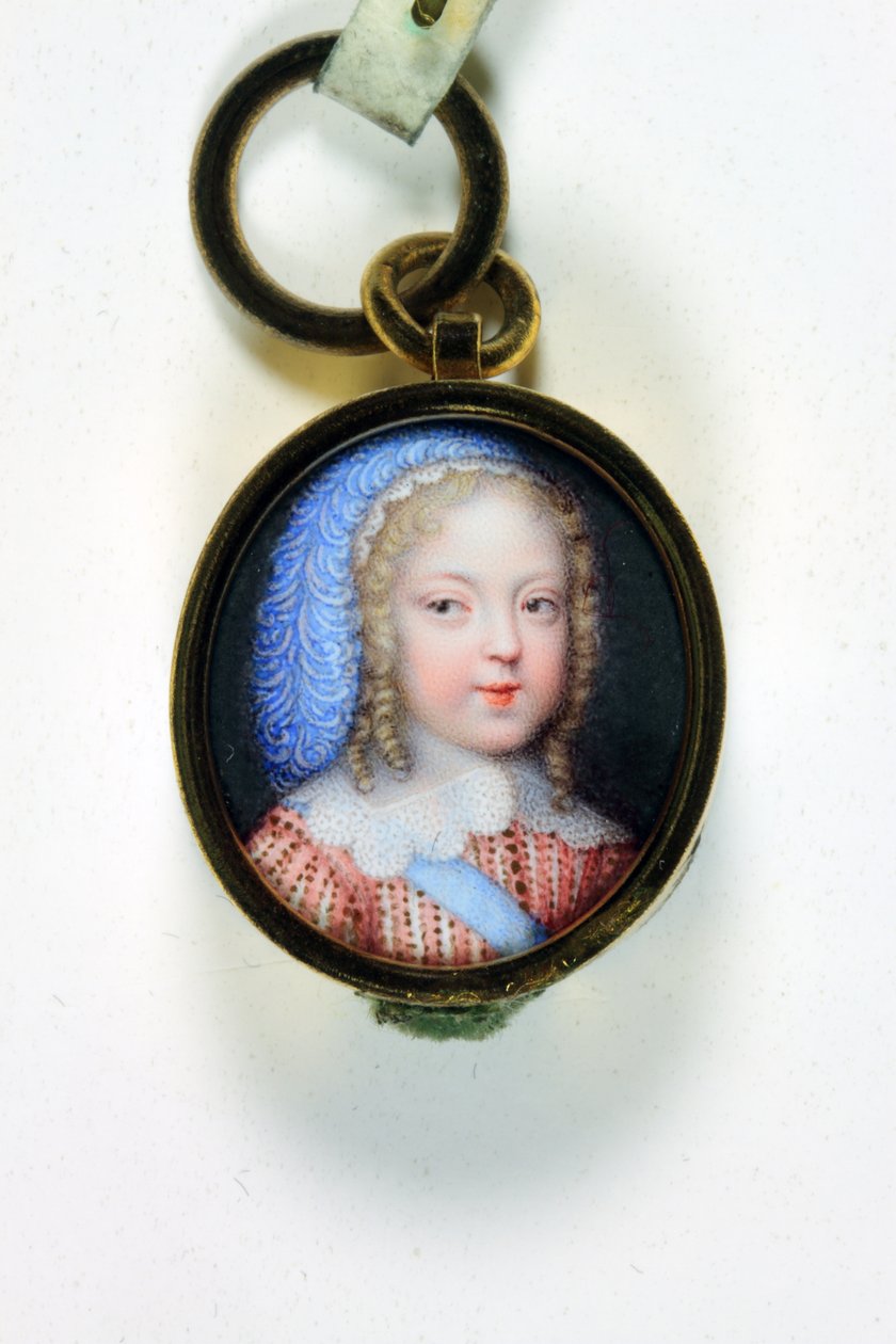 Ludvig XIV (emalje) af School French