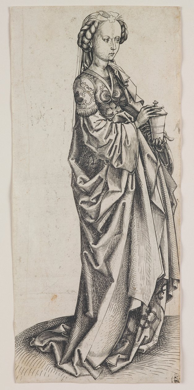 Sankt Maria Magdalene (gravering) af School German