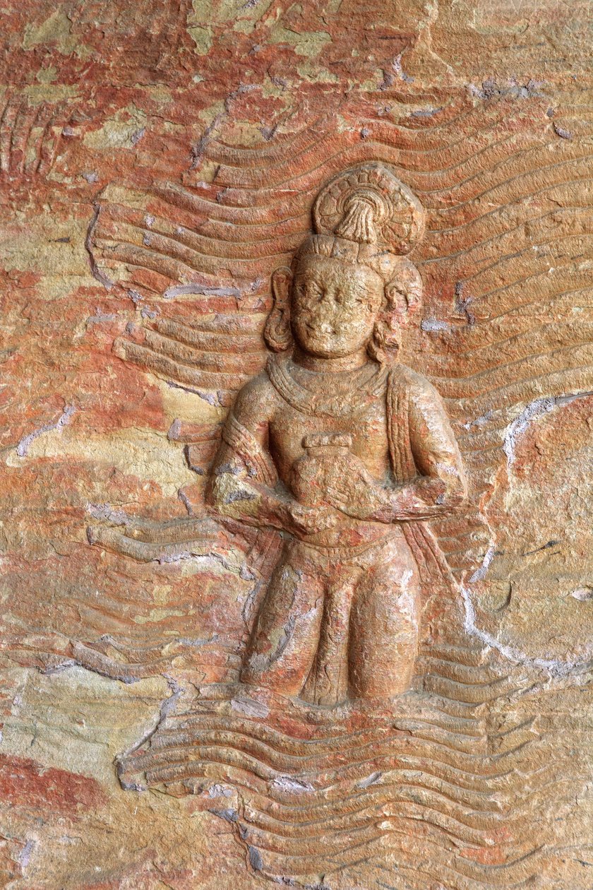 Detalje, Vishnu som Varaha Avatar (foto) af School Indian