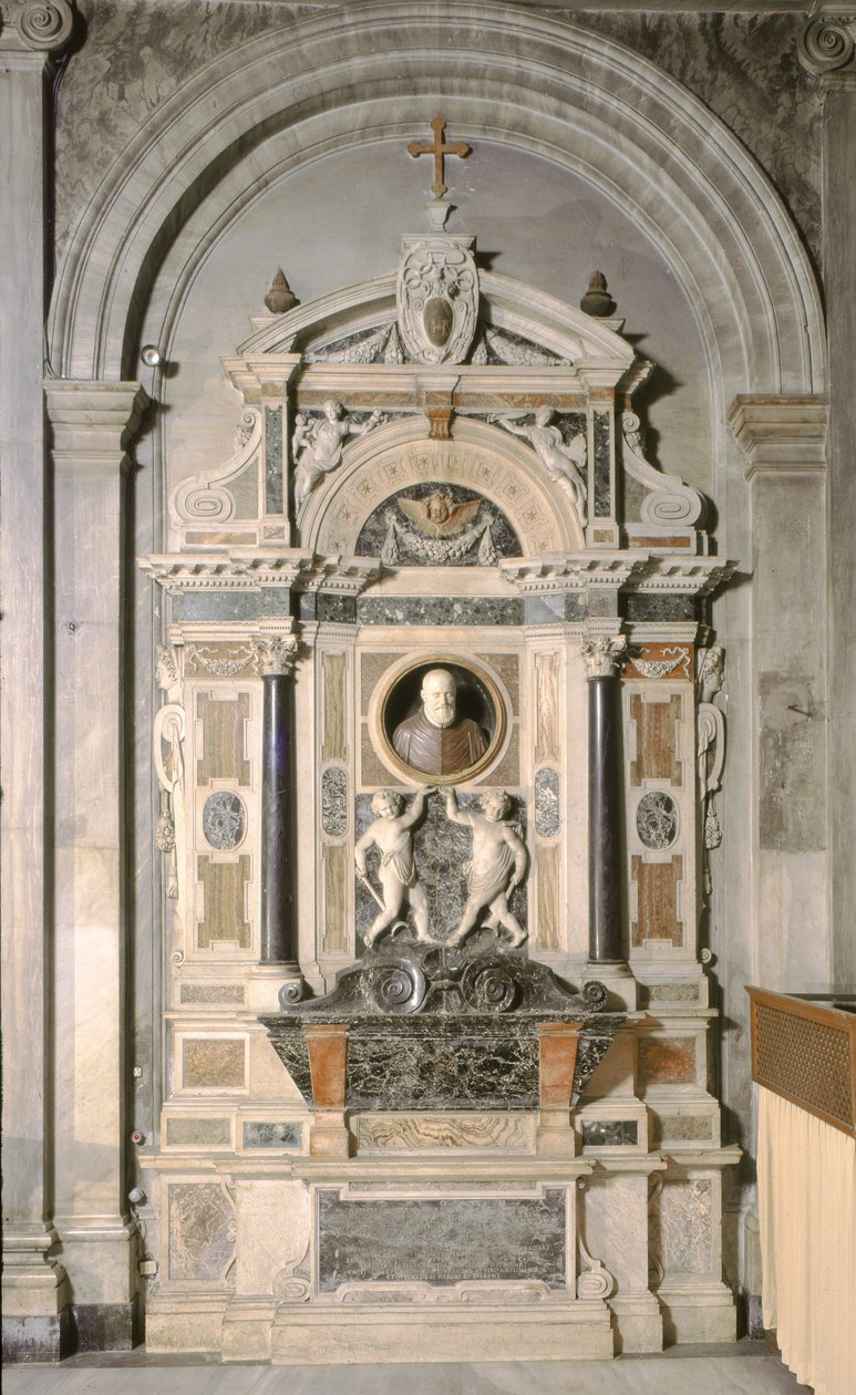 Monument til Alvarez da Toledo (marmor) af School Italian