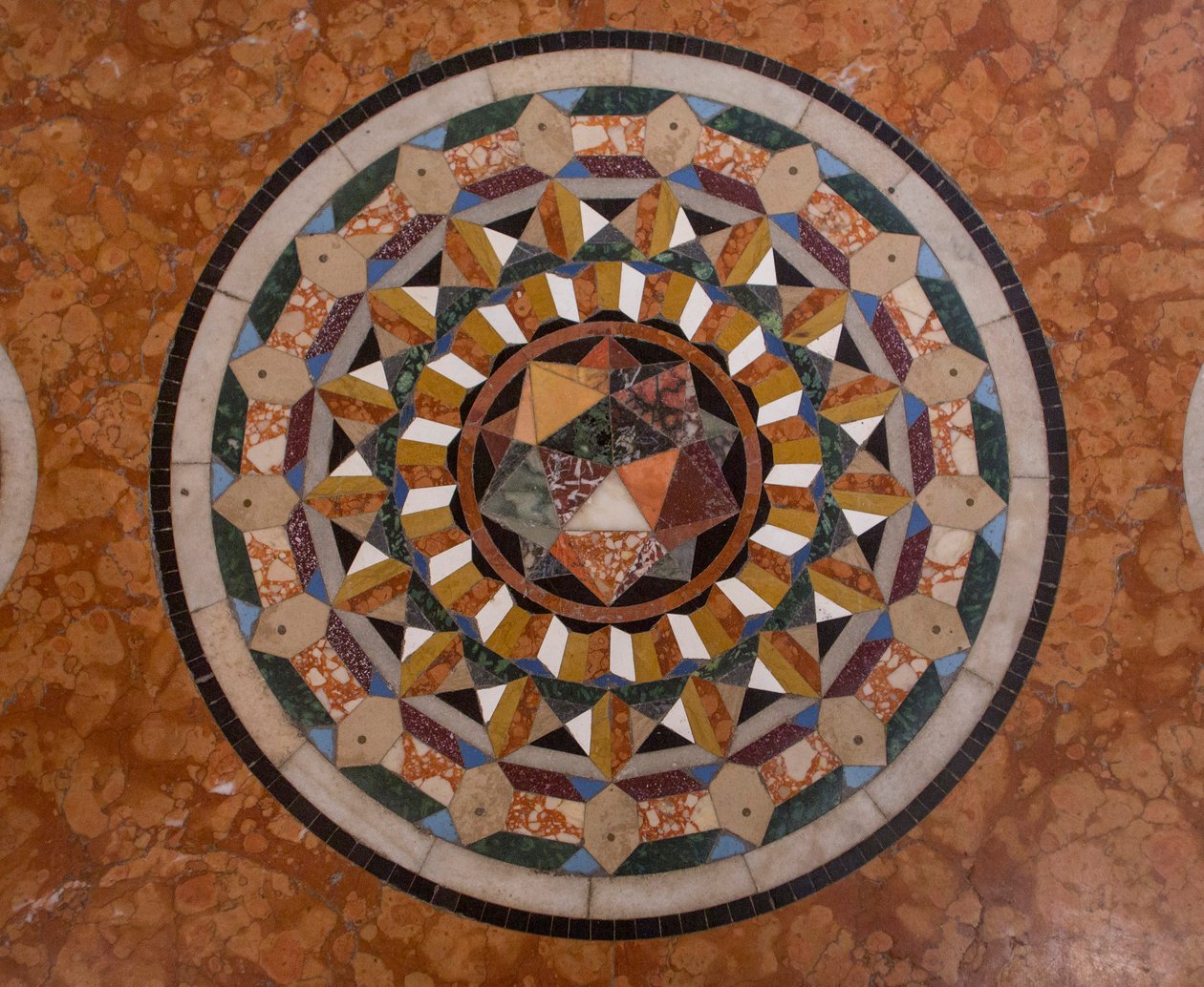 Markuskirken, kirke, fortov (mosaik) af School Italian