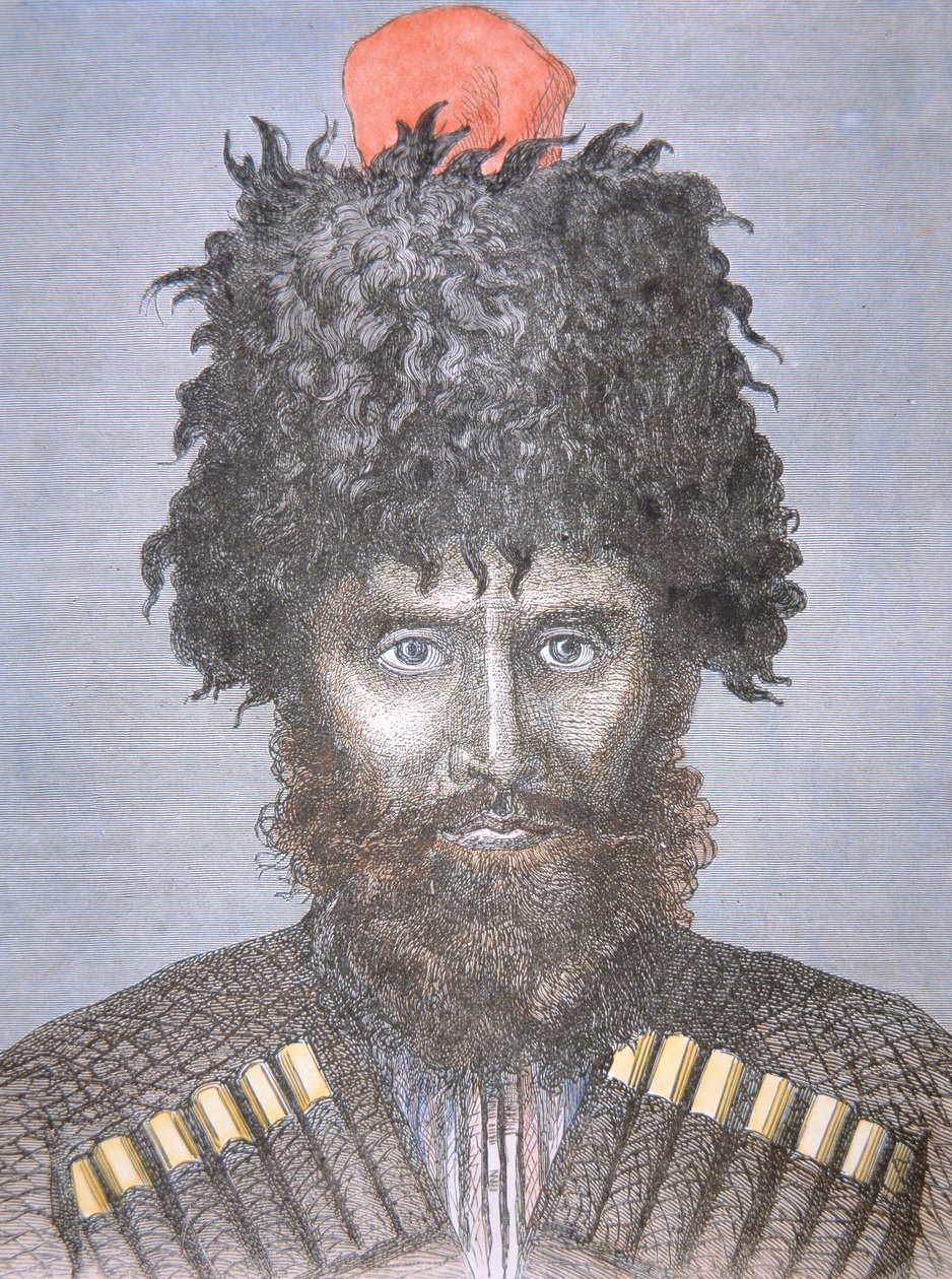 Kosak af Don af School Russian