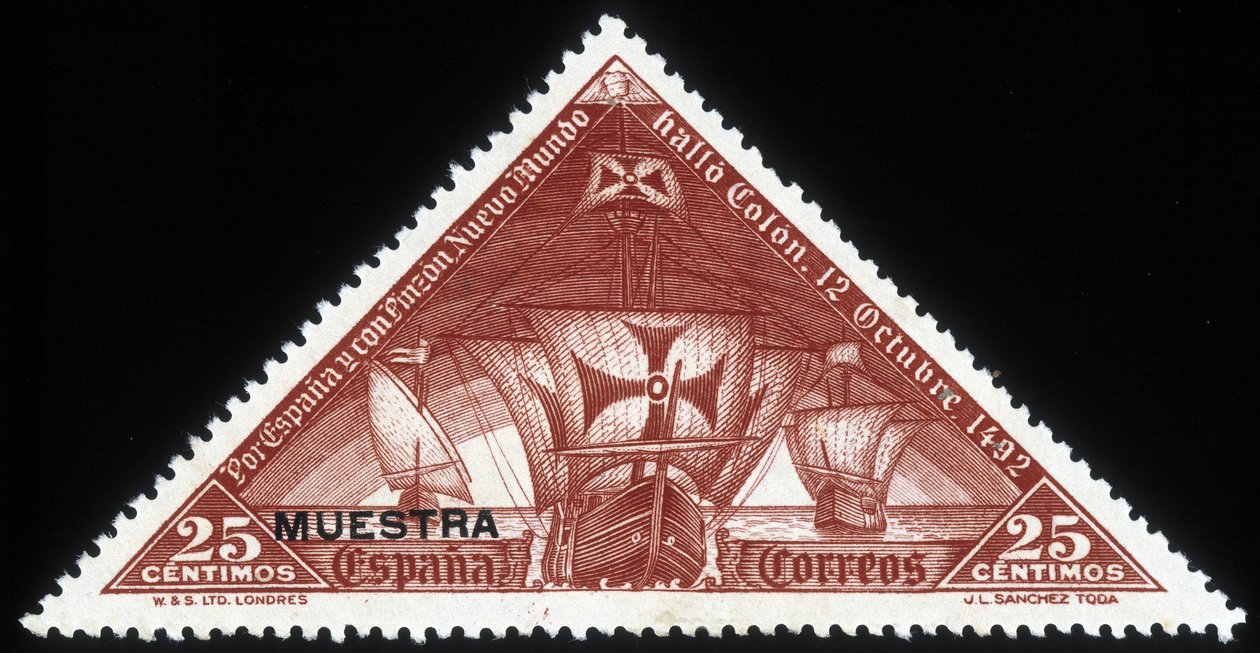 Spansk stempel på Christopher Columbus