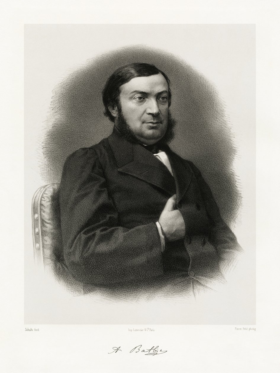 Anselme Batbie, 1865-66 af Schultz