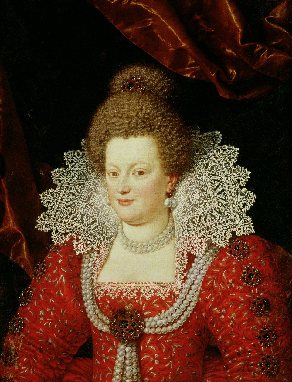 Portræt af Marie de Medici (1573-1642) af Scipione Pulzone