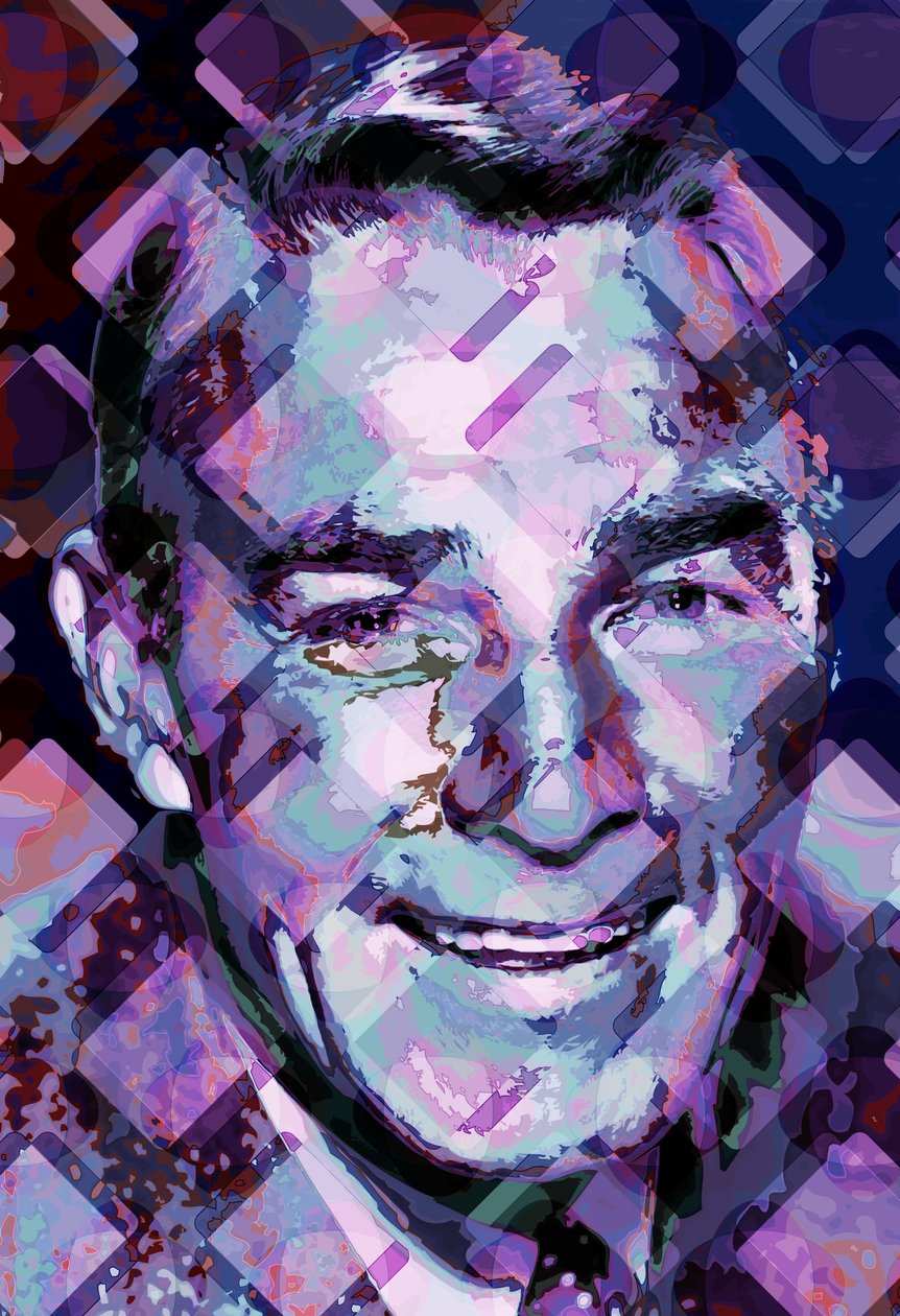 Randolph Scott, 2013 (digital) af Scott J. Davis