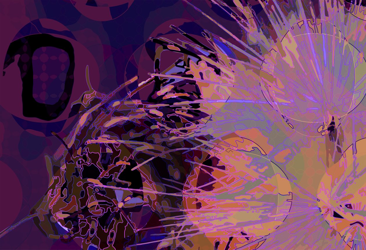 Artichoke_abst_horz10 (digital) af Scott J. Davis