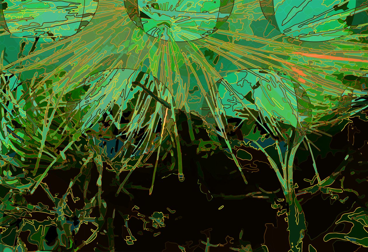 Artichoke_abst_horz2 (digital) af Scott J. Davis