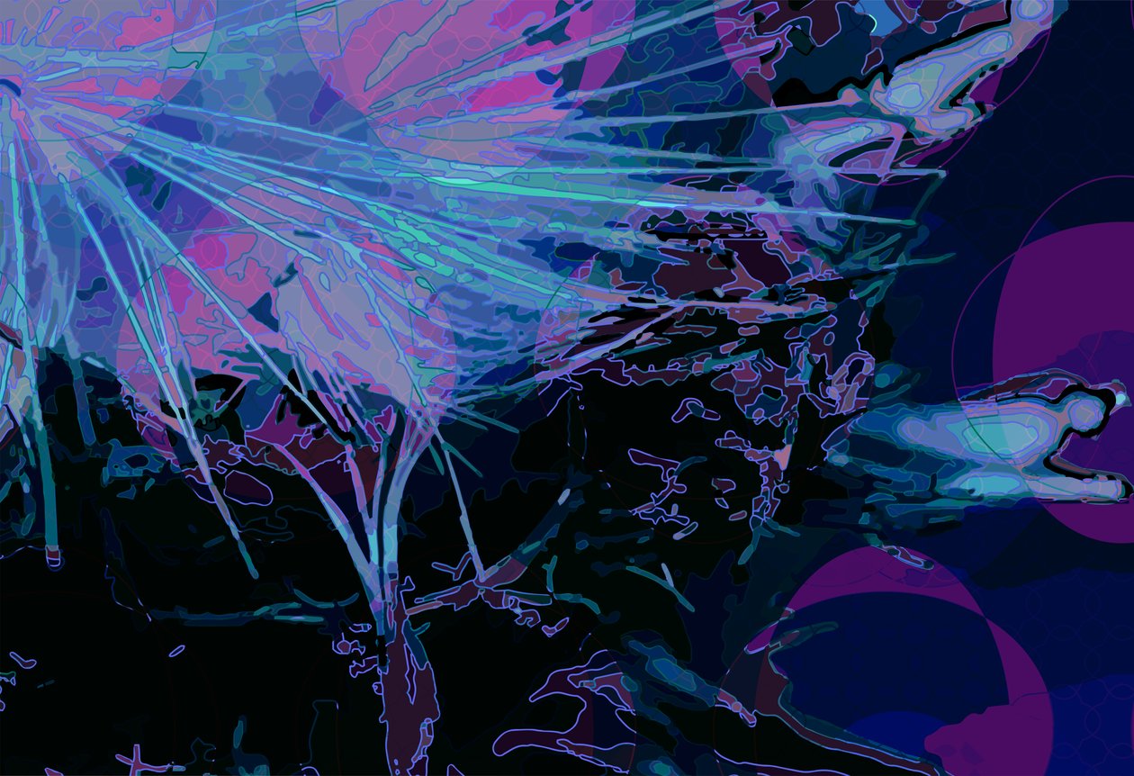 Artichoke_abst_horz5 (digital) af Scott J. Davis