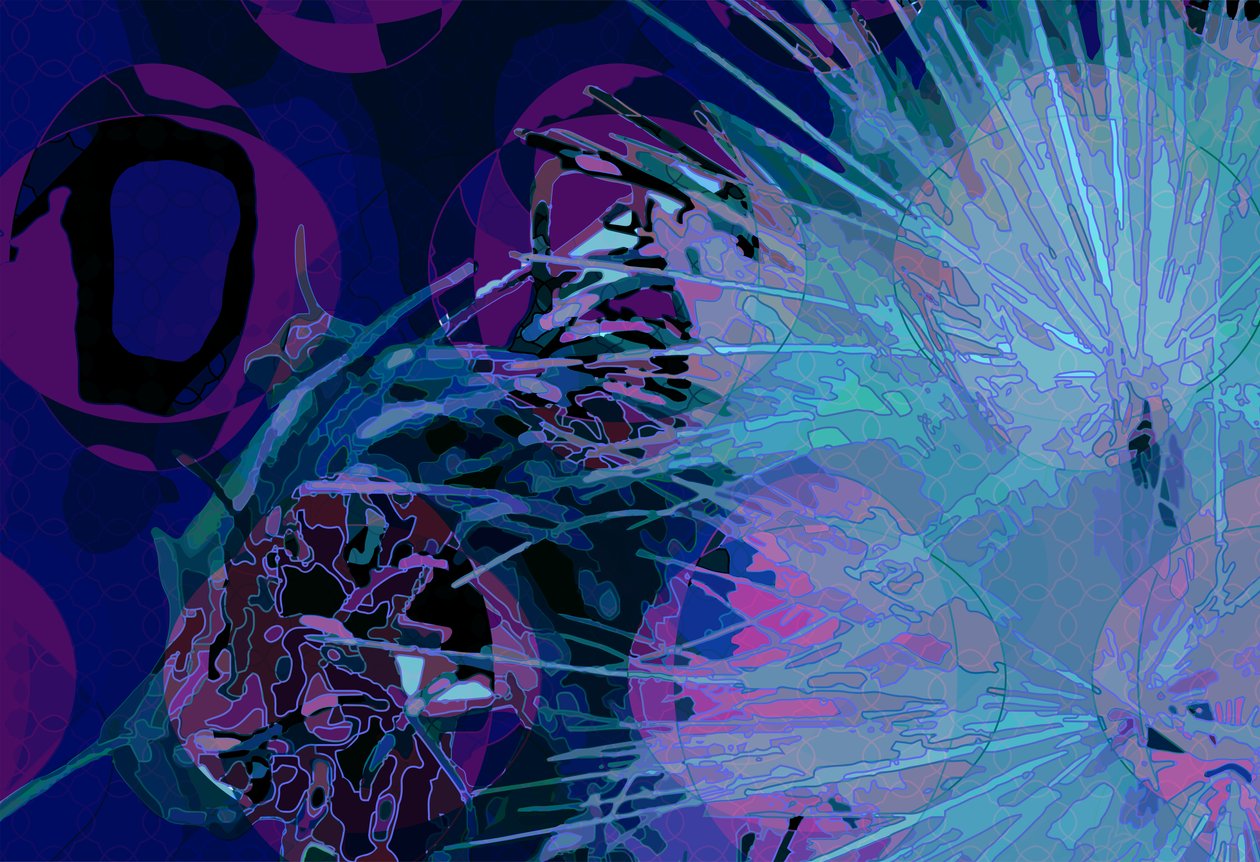Artichoke_abst_horz9 (digital) af Scott J. Davis