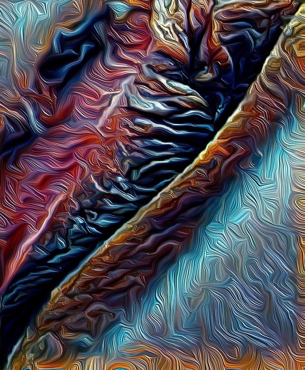 Blue Tear, 2021 (digital) af Scott J. Davis