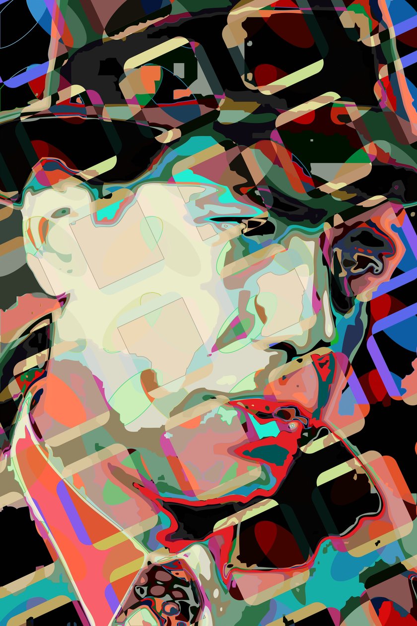 Humphrey Bogart (digital) af Scott J. Davis