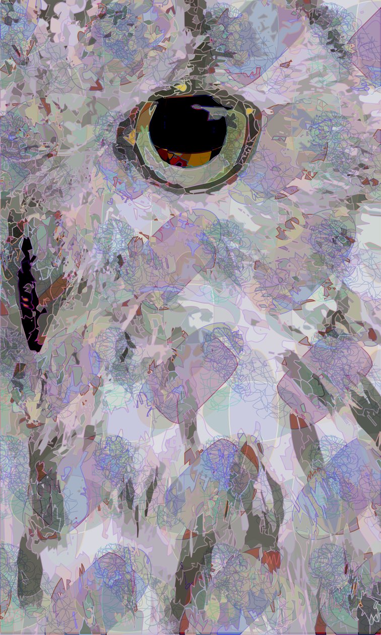 Owl3 (digital) af Scott J. Davis