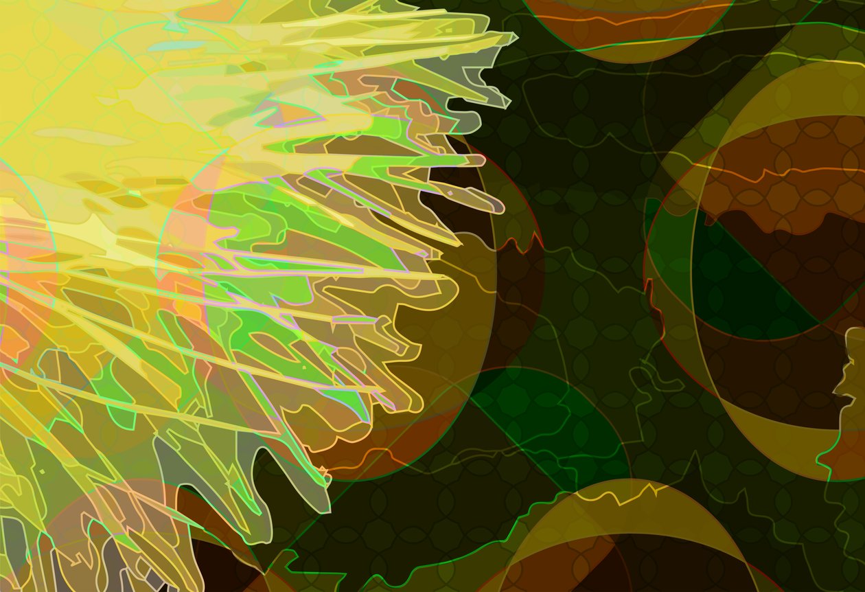 Sunburst (digital) af Scott J. Davis