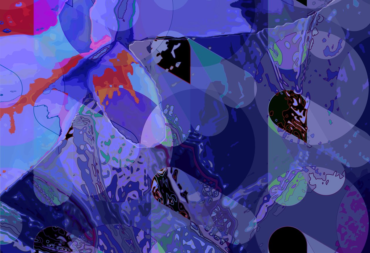 water_lilly_vert4_abst af Scott J. Davis