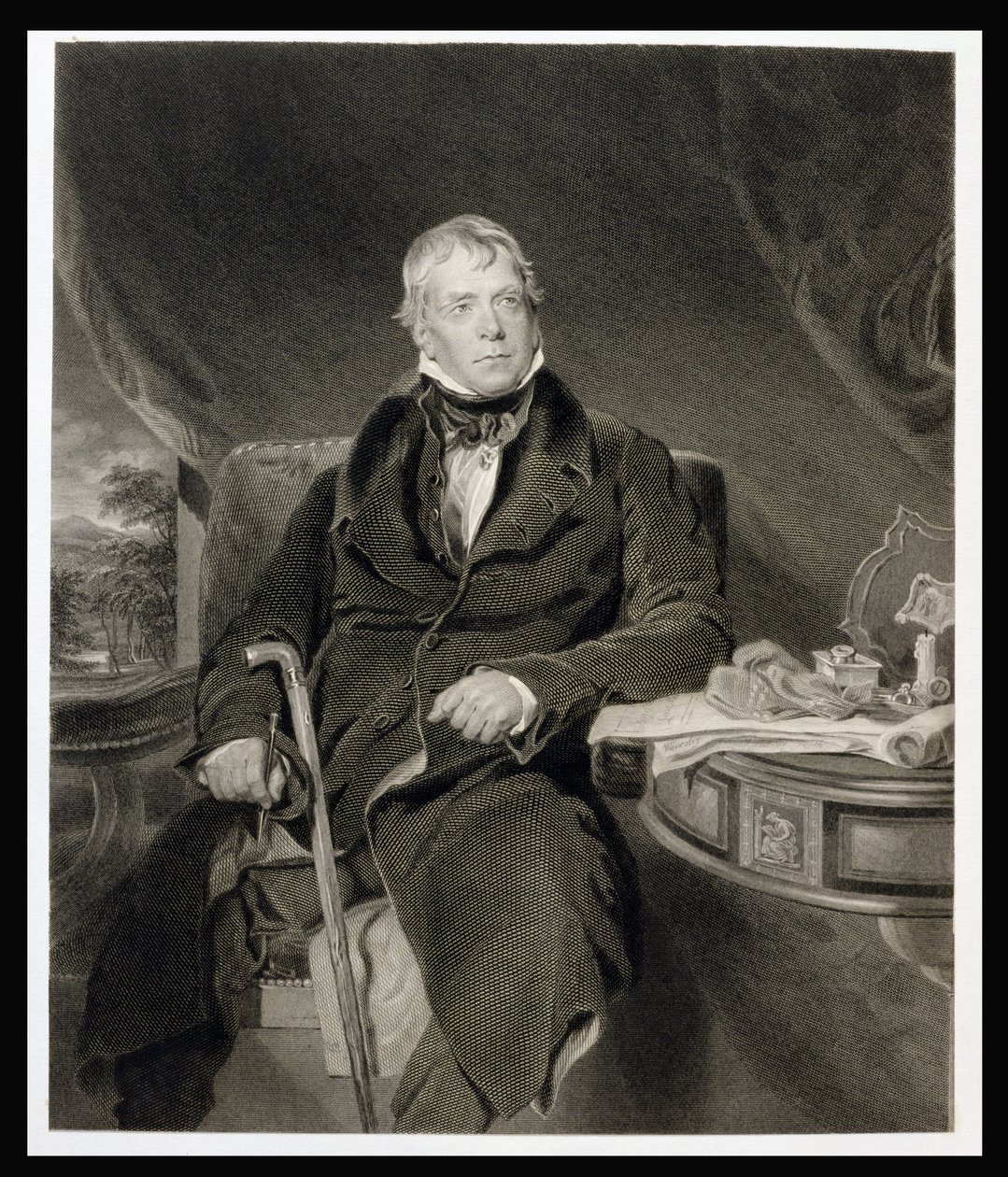 Sir Walter Scott (1771-1832) af Scottish School