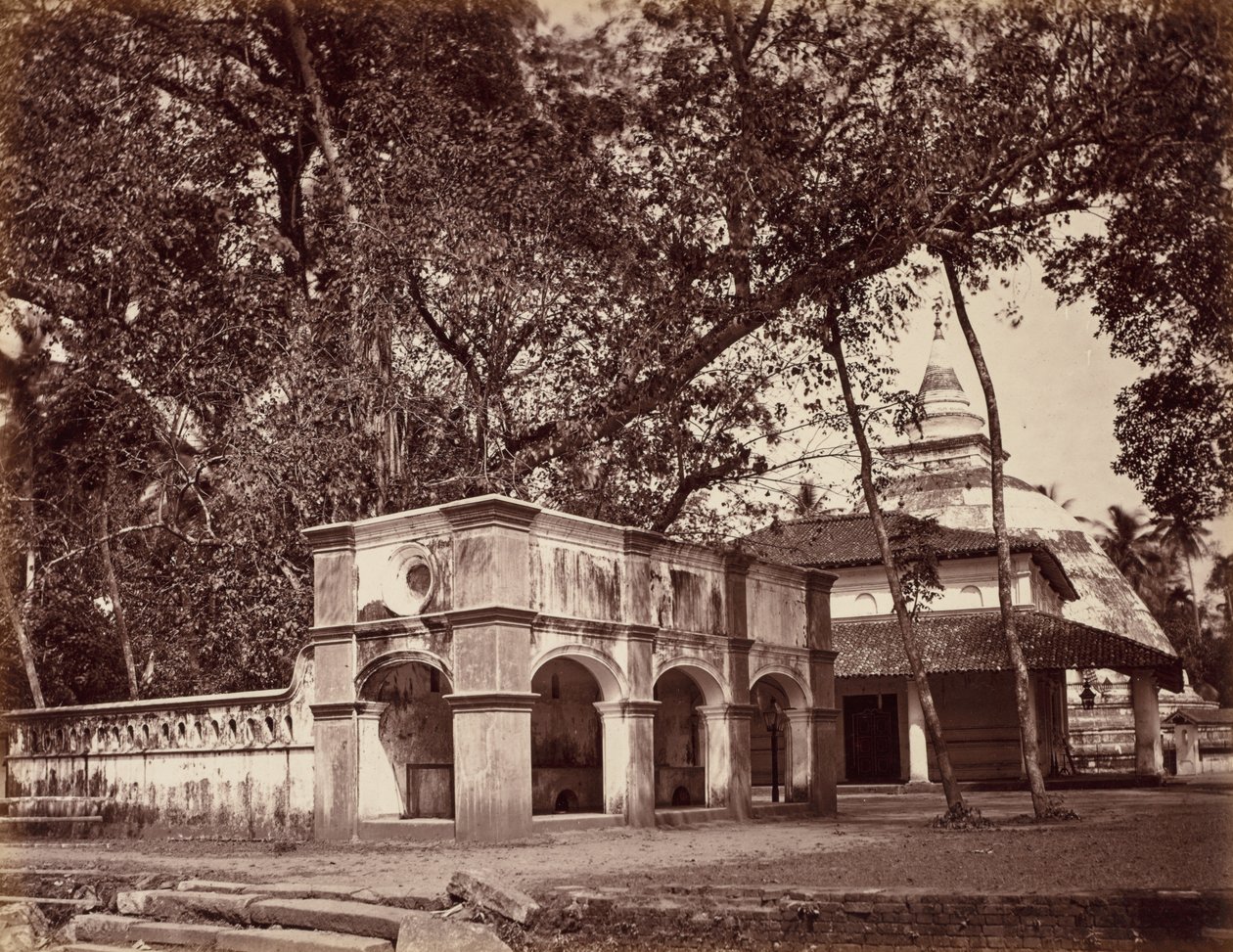 Buddhistisk tempel, koloni af Scowen and Co.