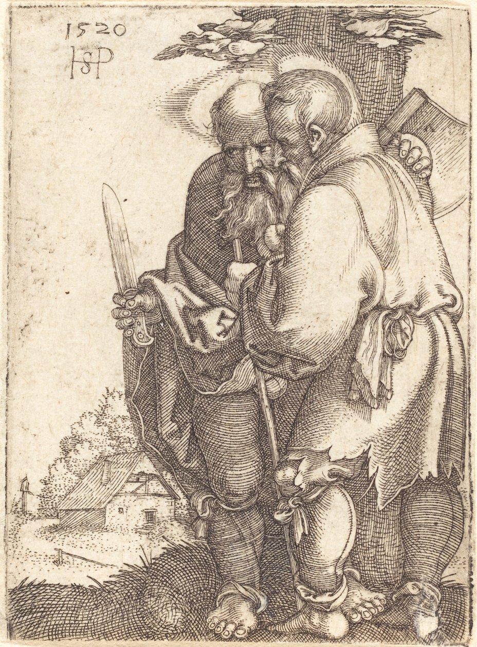 Bartholomew og Matthias af Sebald Beham