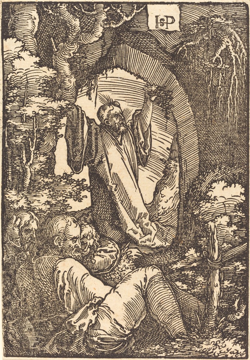 Kristus på Oliebjerget af Sebald Beham