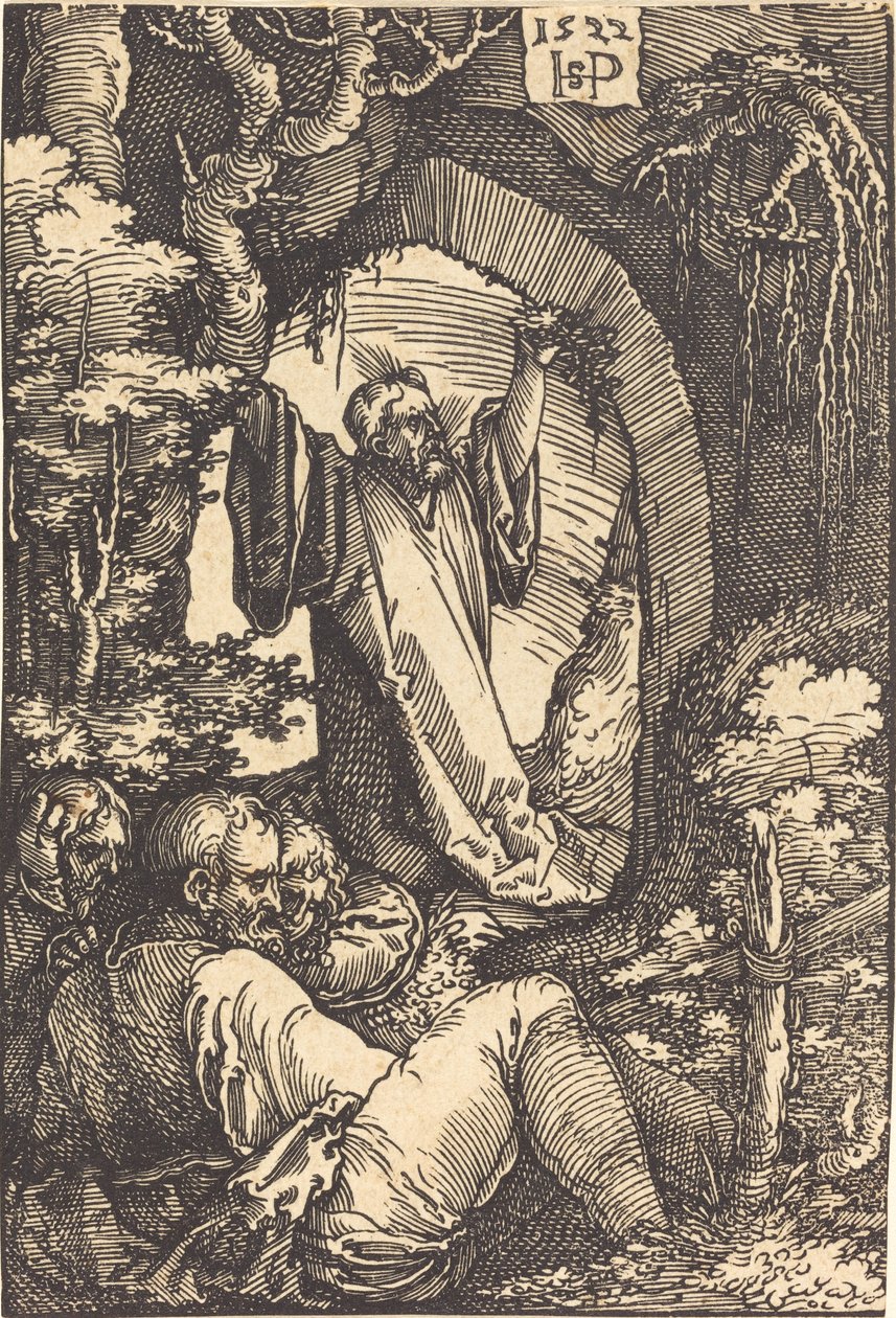 Kristus på Oliebjerget af Sebald Beham