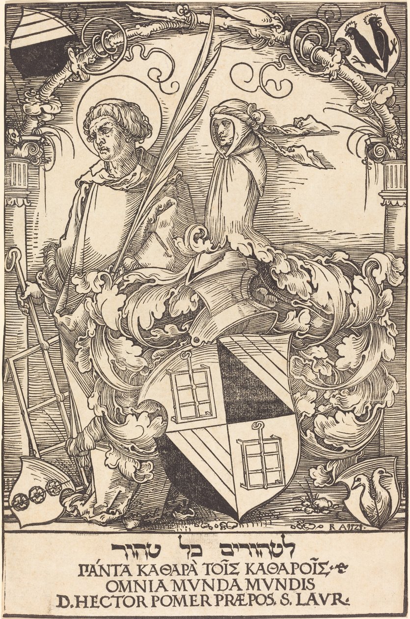 Hector Pomers våbenskjold af Sebald Beham