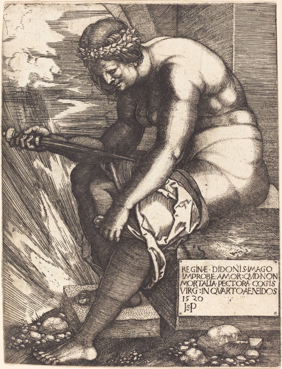 Dido af Sebald Beham