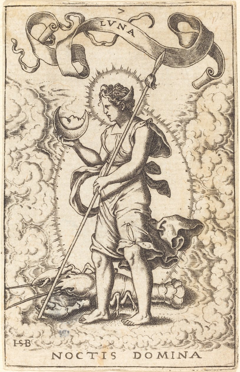 Luna af Sebald Beham