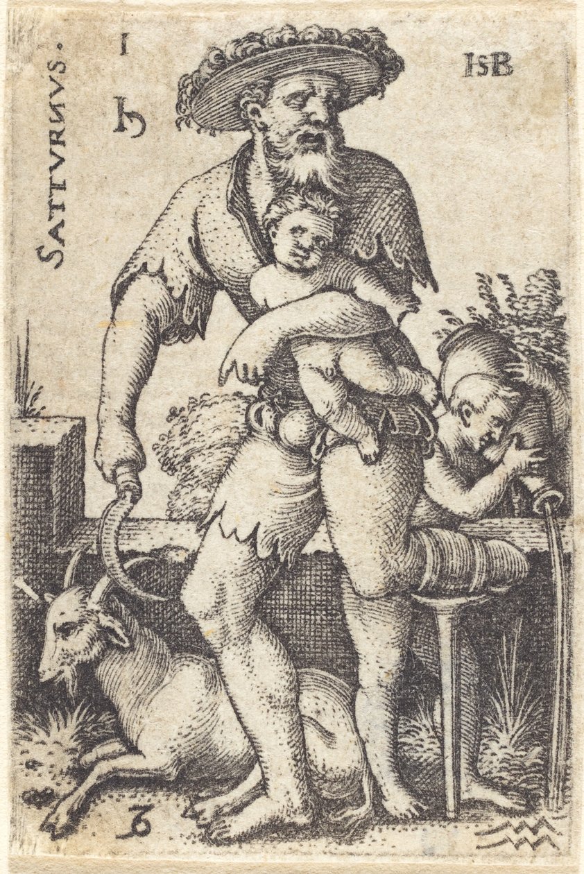 Saturn af Sebald Beham