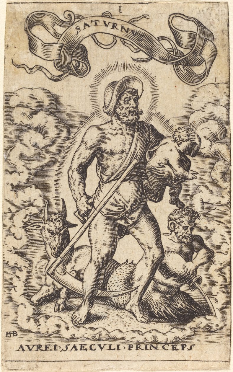 Saturn af Sebald Beham