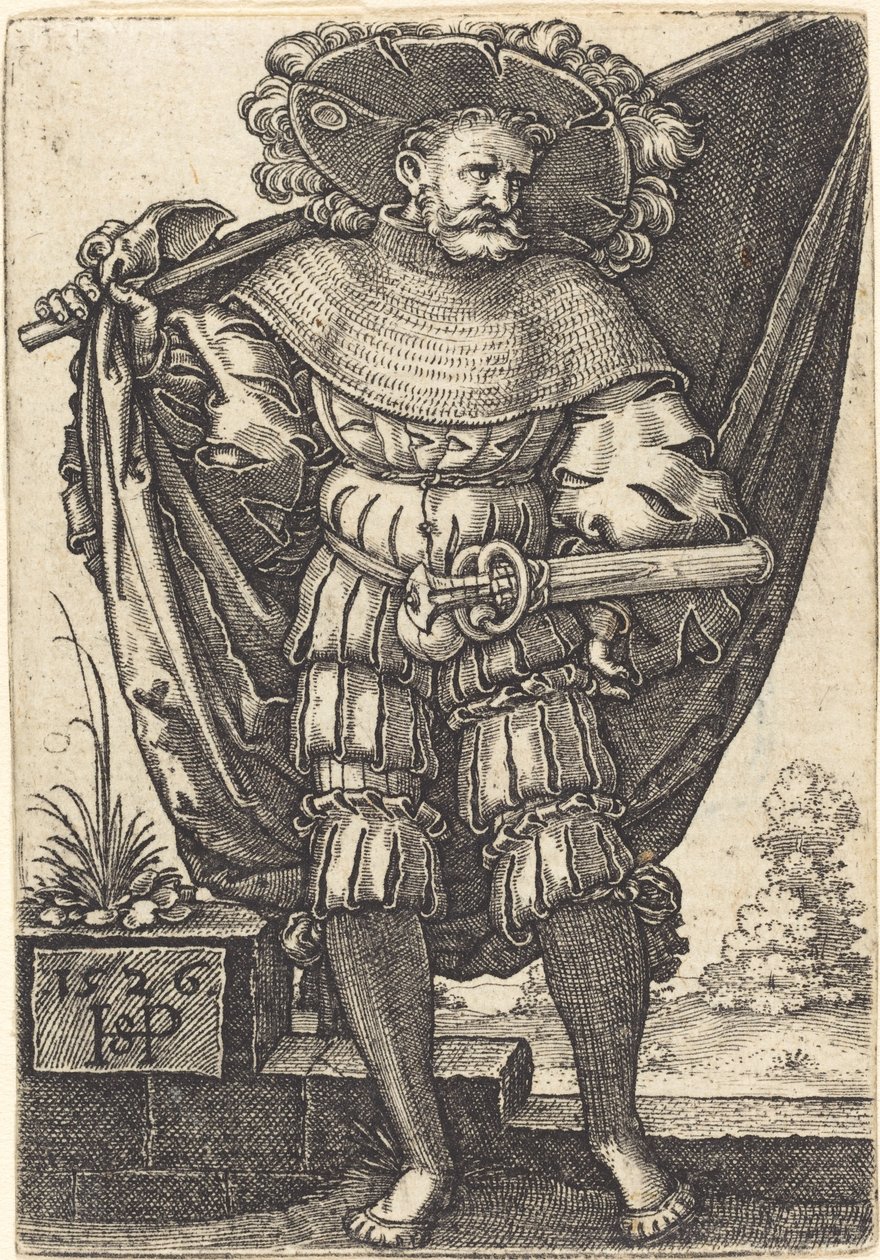 Fanebærer af Sebald Beham