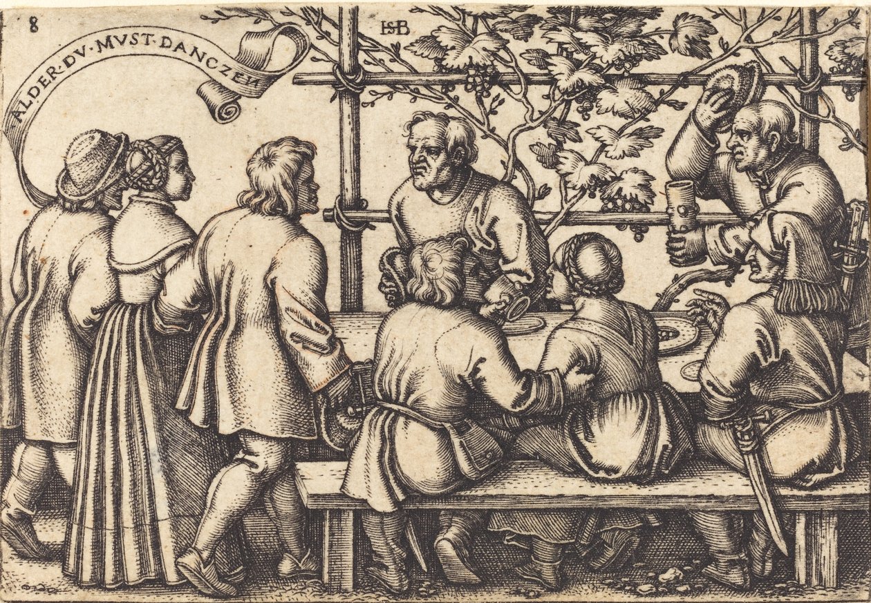 Bondebanketten af Sebald Beham