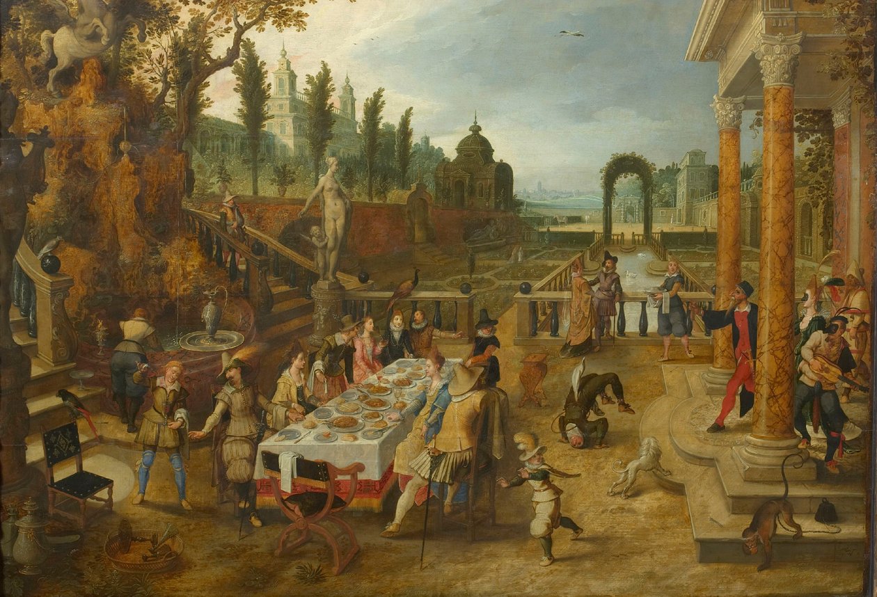 Landsfest, ca. 1615-1620. af Sebastiaen Vrancx