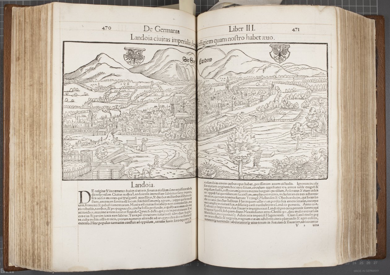 Cosmographia, Fol 470-471, 1544 af Sebastian Munster