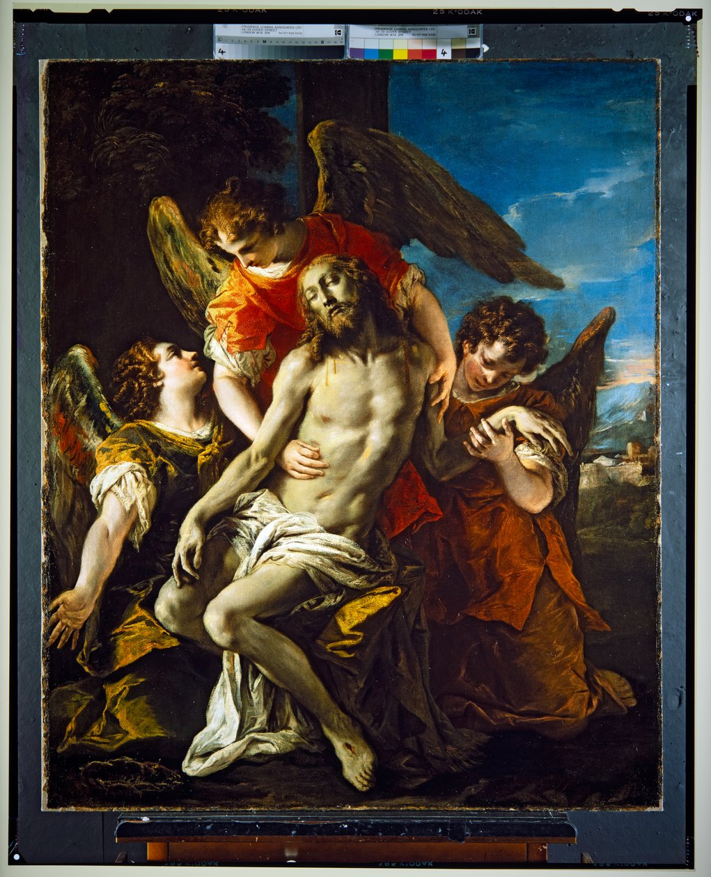 Pieta, udateret (olie på lærred) af Sebastiano (attr. to) Ricci
