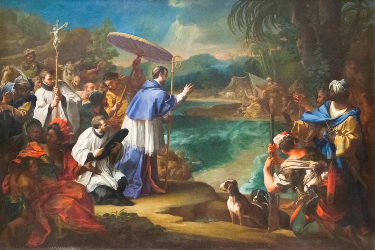 Miraklet i Sankt Toribio af Sebastiano Conca