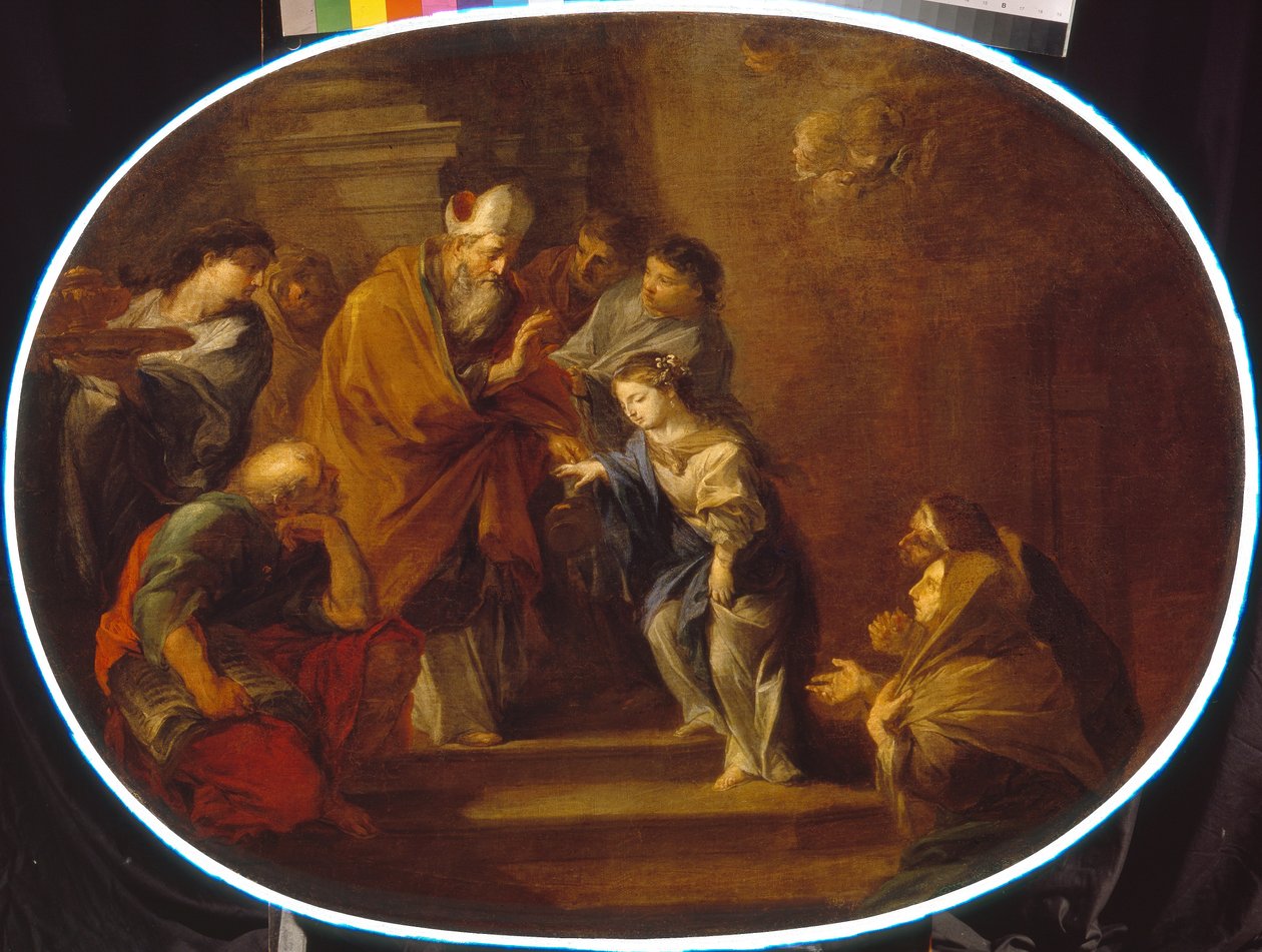 Præsentationen af den hellige jomfru Maria af Sebastiano Conca