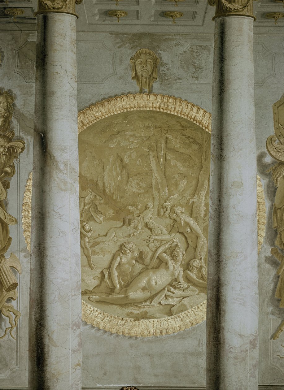 Diana og Actaeon (fresko af Sebastiano Ricci