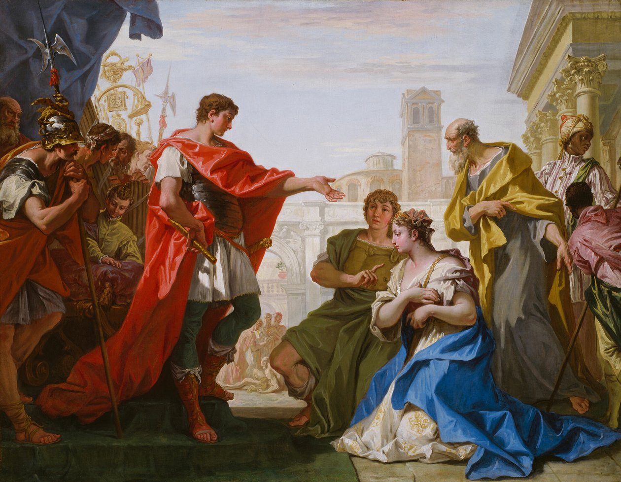 Scipios kontinens af Sebastiano Ricci