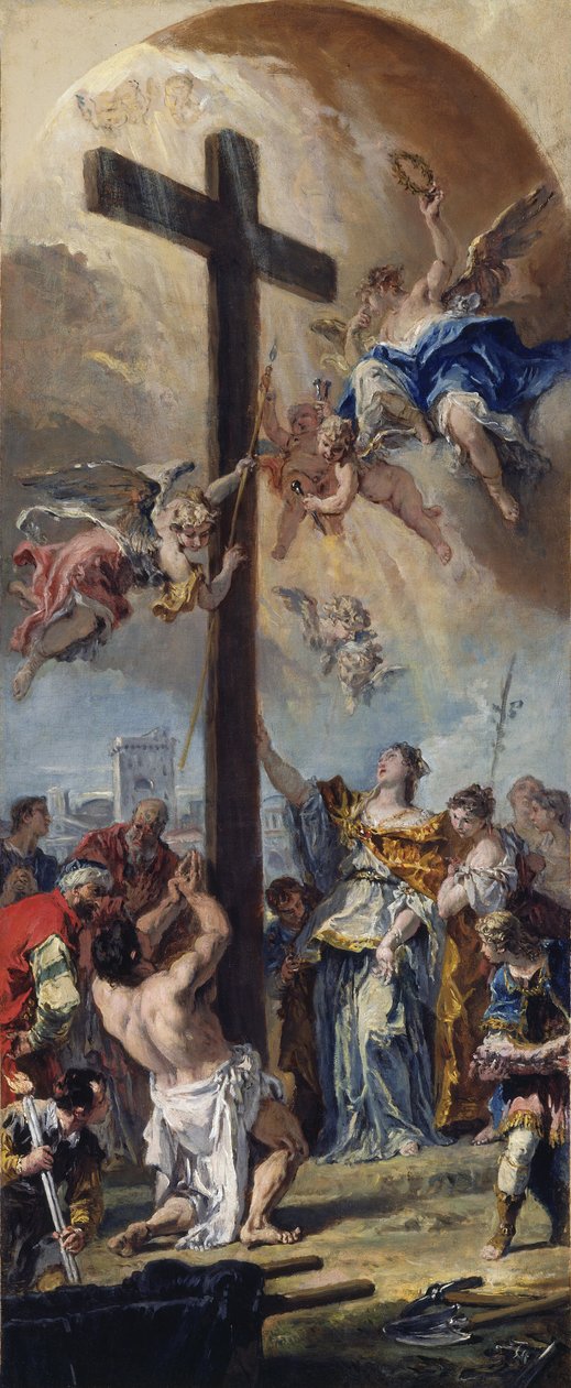 Det sande kors ophøjelse af Sebastiano Ricci