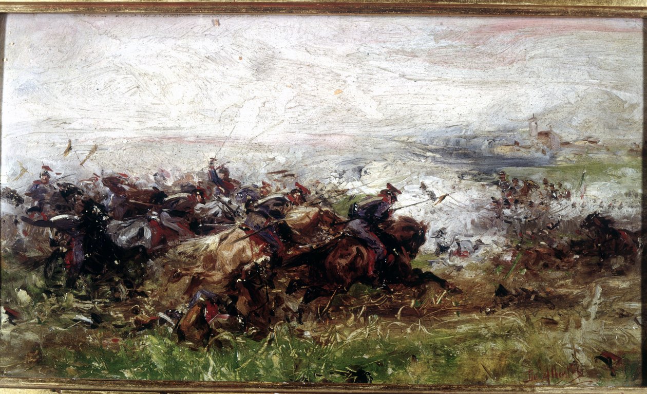 Pladsen i Villefranche (militær strategi) af Sebastiano de Albertis