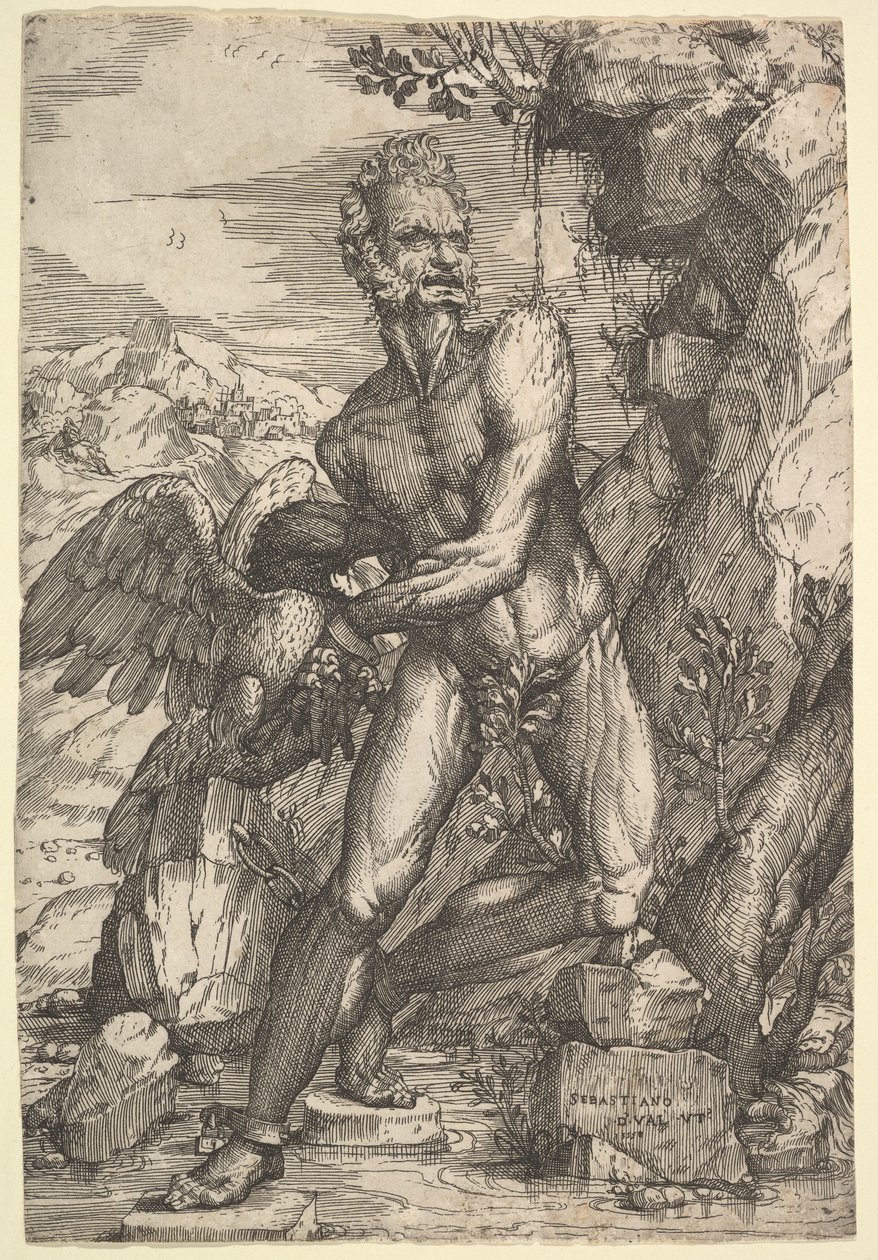Prometheus, 1558. af Sebastiano de Valentinis