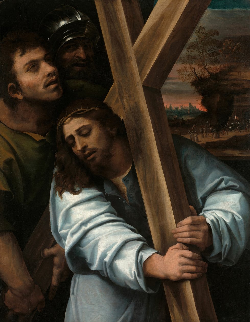 Kristus bærer korset, omkring 15151517. af Sebastiano del Piombo