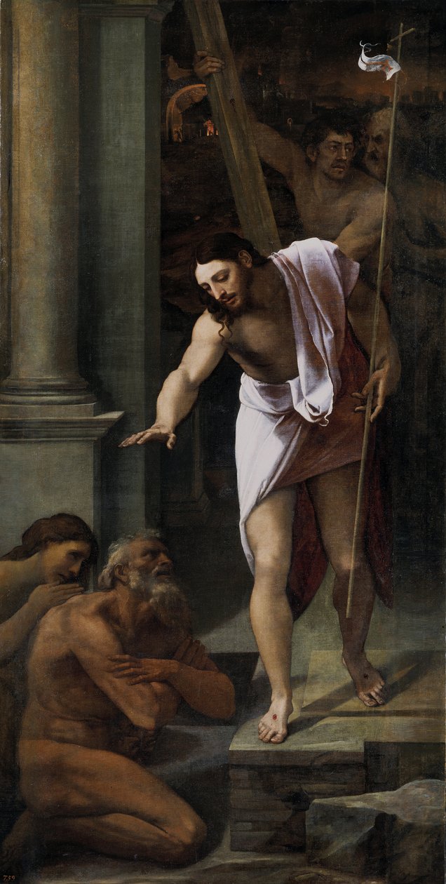 Kristus i Limbo af Sebastiano del Piombo
