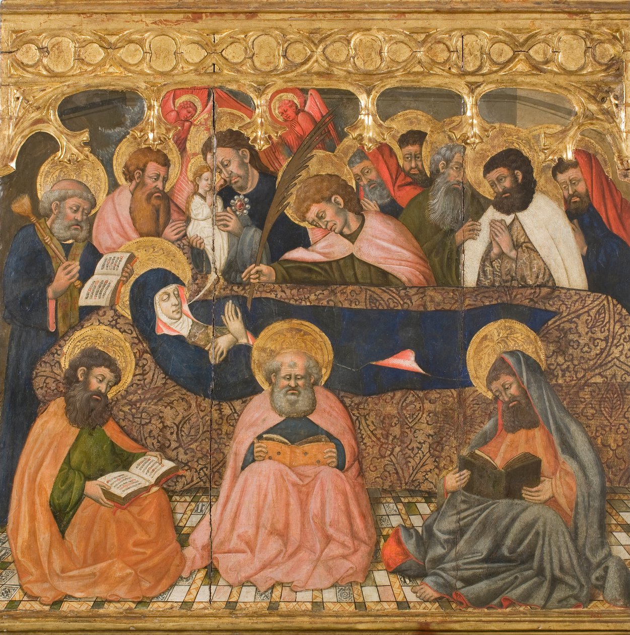 Dormition of the Virgin af Second Master of Estopiñán
