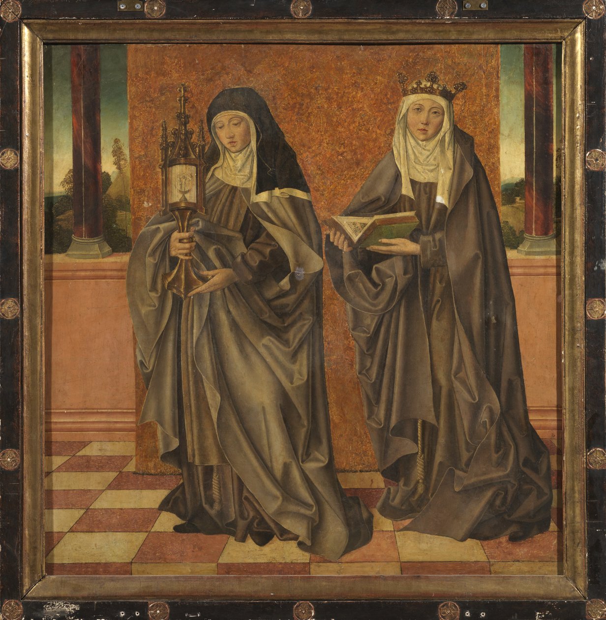 De hellige Clare og Elizabeth af Seilern Master