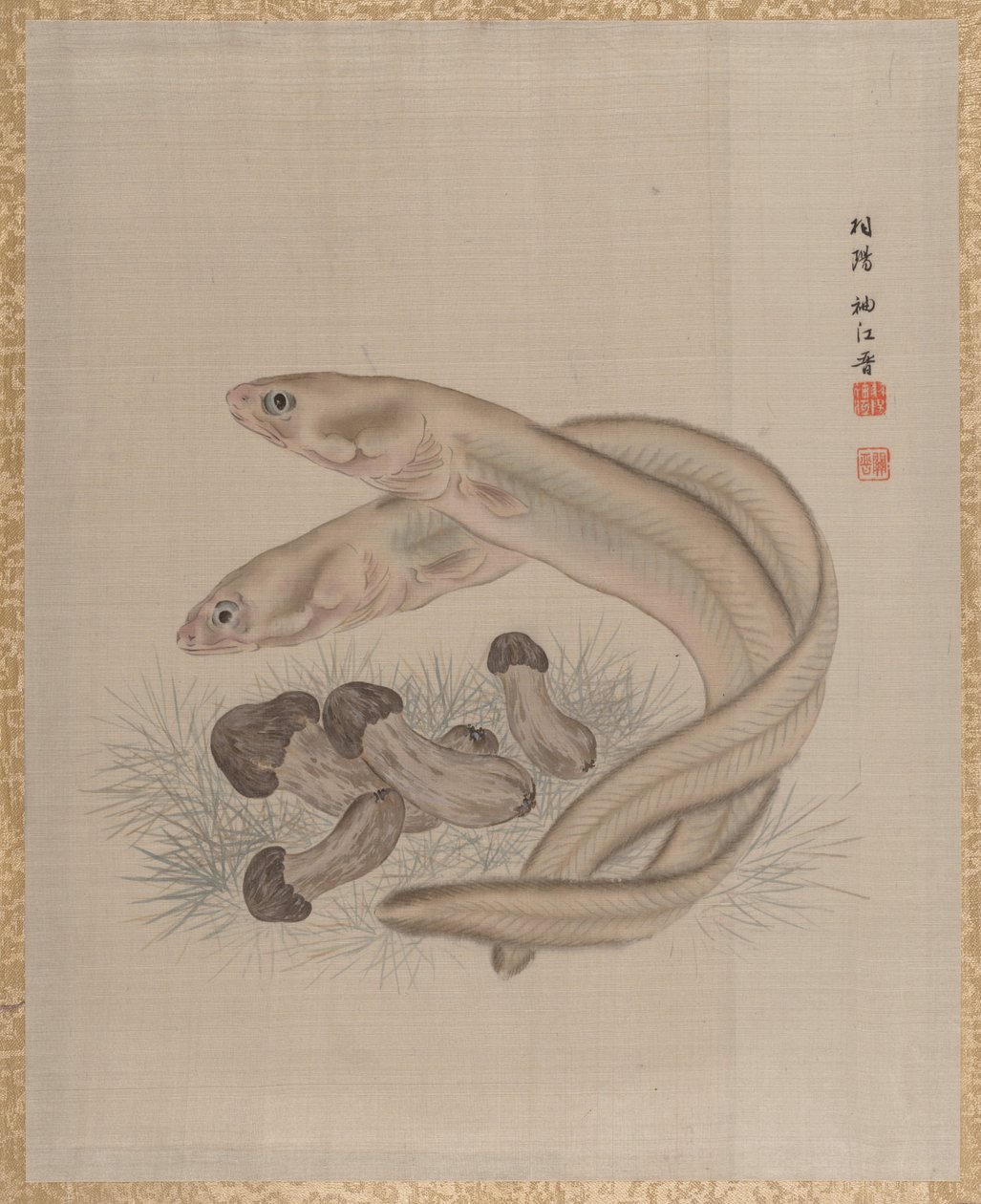 ål, ca. 1890-92. af Seki Shuko