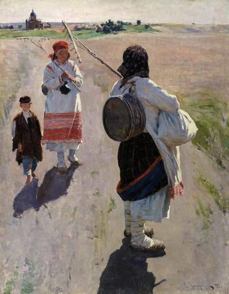 På vej til arbejde af Sergei Arsenevich Vinogradov